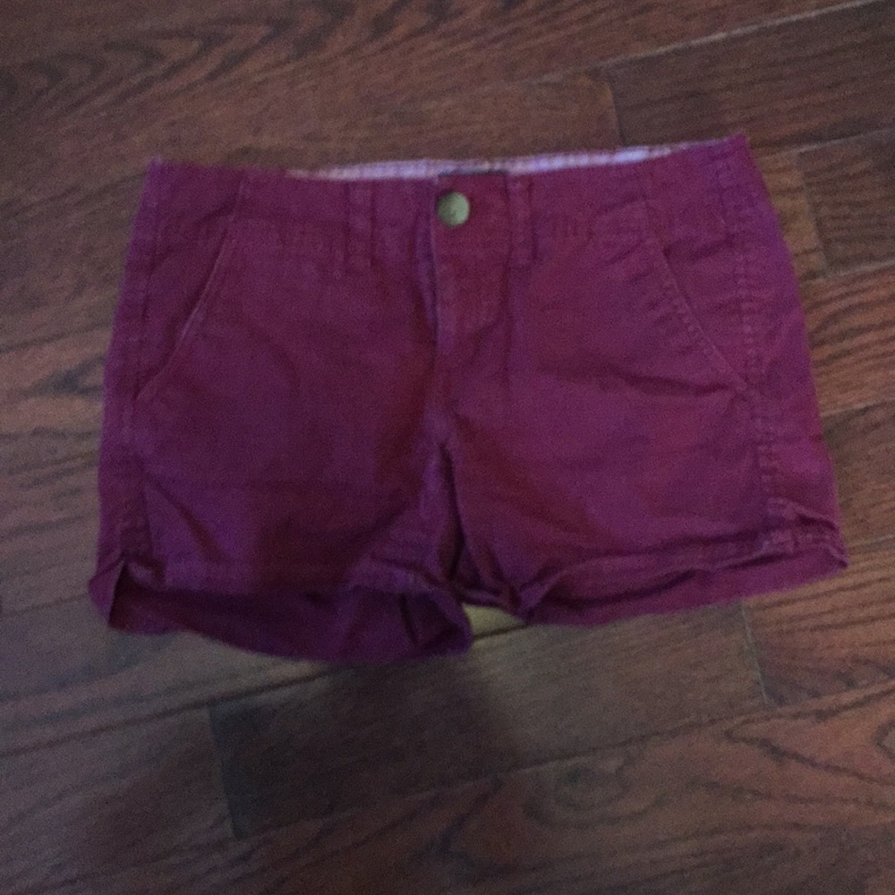 Maroon shorts